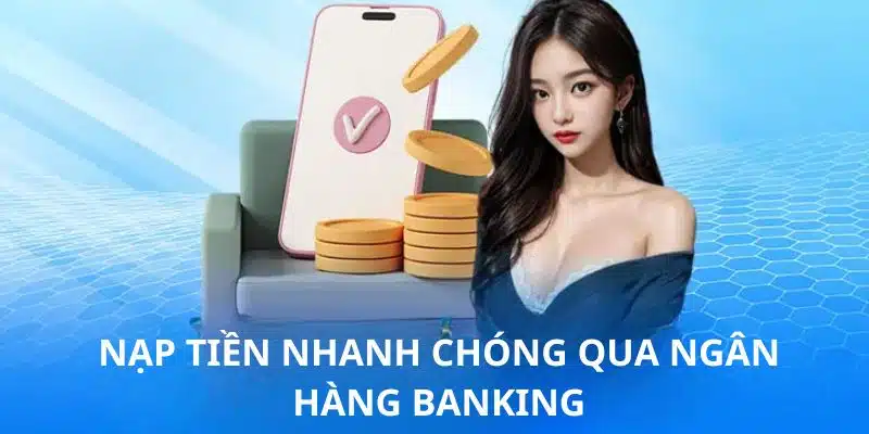 Người dùng làm theo 4 bước trên để nạp thành công qua ngân hàng