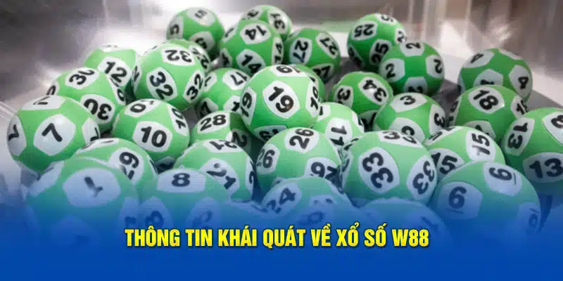 Thông tin khái quát về xổ số W88